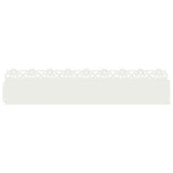 Vidaxl gazonranden 30 pcs wit 103 x 0,05 x 22 cm staal