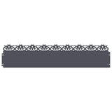 Vidaxl gazonranden 30 pcs antraciet 103 x 0,05 x 22 cm staal