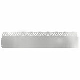 Vidaxl gazonranden 20 pcs zilver 103 x 0,05 x 22 cm