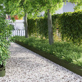 Vidaxl gazonranden 20 pcs olijf groen 103 x 0,05 x 22 cm staal
