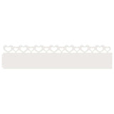Vidaxl gazonranden 10 pcs wit 103 x 0,05 x 22 cm staal
