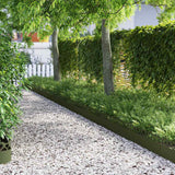 Vidaxl gazonranden 20 pcs olijf groen 103 x 0,05 x 22 cm staal