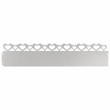 Vidaxl gazonranden 20 pcs zilver 103 x 0,05 x 22 cm roestvrij staal