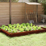 Vidaxl slakkenhekje 16 pcs roestig 50 x 3,5 x 25 cm cortenstaal