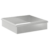 Vidaxl slakkenhekken 8 pcs zilver gegalvaniseerd staal