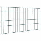Vidaxl vijverhekken set 5 pcs groen 100 x 50 cm staal