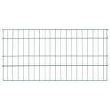 Vidaxl vijverhekken set 5 pcs groen 100 x 50 cm staal