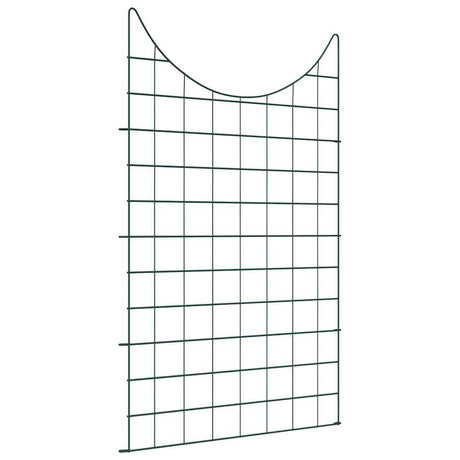 Vidaxl vijverhekken set 8 pcs groen 50 x 80 cm staal