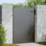 Vidaxl tuinpoort met slot zwart 85 x 125 cm poedergecoat staal
