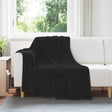 Vidaxl plaid zwart 150 x 200 cm 0.78 kg fleece