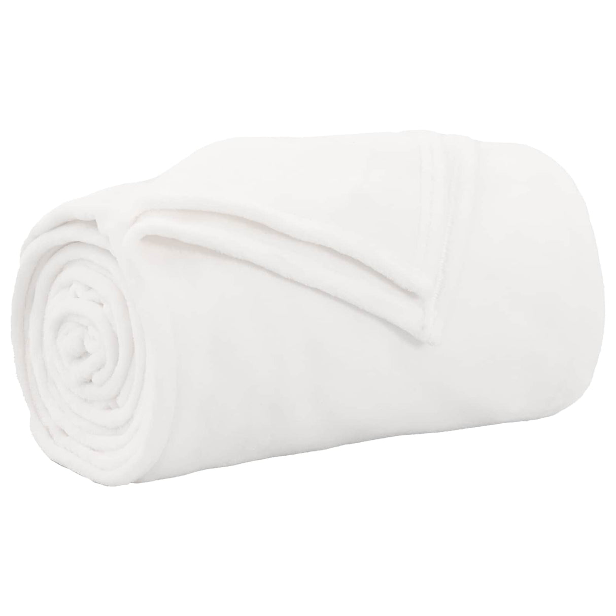 Vidaxl gooi deken wit 130 x 150 cm fleece