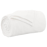 Vidaxl gooi deken wit 150 x 200 cm fleece