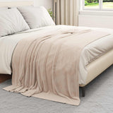 Vidaxl kleden 6 pcs beige 150 x 200 cm fleece