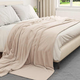 Vidaxl kleden 6 pcs beige 220 x 240 cm fleece