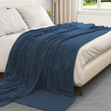 Vidaxl kleden 6 pcs marineblauw 240 x 270 cm fleece