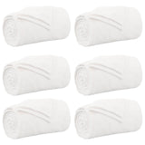 Vidaxl kleden 6 pcs wit 220 x 240 cm fleece