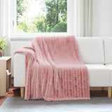 Vidaxl gooi deken roze 200 x 150 cm fleece