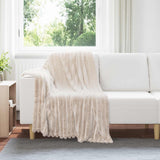 Vidaxl kleden 6 pcs beige 150 x 130 cm fleece