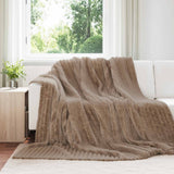 Vidaxl kleden 6 pcs kameel 270 x 240 cm fleece