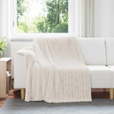 Vidaxl kleden 6 pcs crème 200 x 150 cm fleece