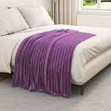 Vidaxl kleden 6 pcs paars 150 x 130 cm fleece