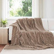 Vidaxl gooi deken kameel 240 x 220 cm 1.37 kg fleece