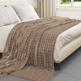 Vidaxl kleden 6 pcs kameel 270 x 240 cm fleece