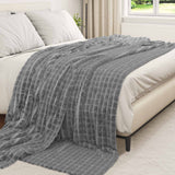 Vidaxl kleden 6 pcs donkergrijs 270 x 240 cm fleece