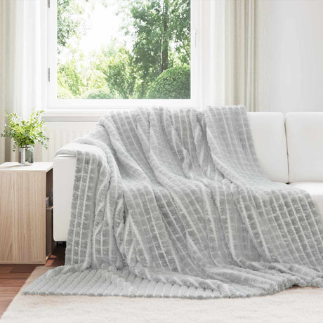 Vidaxl kleden 6 st grijs 240 x 220 cm 7.71 kg fleece