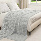 Vidaxl kleden 6 pcs grijs 240 x 220 cm fleece
