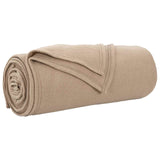 Vidaxl gooi deken kameel 170 x 130 cm fleece