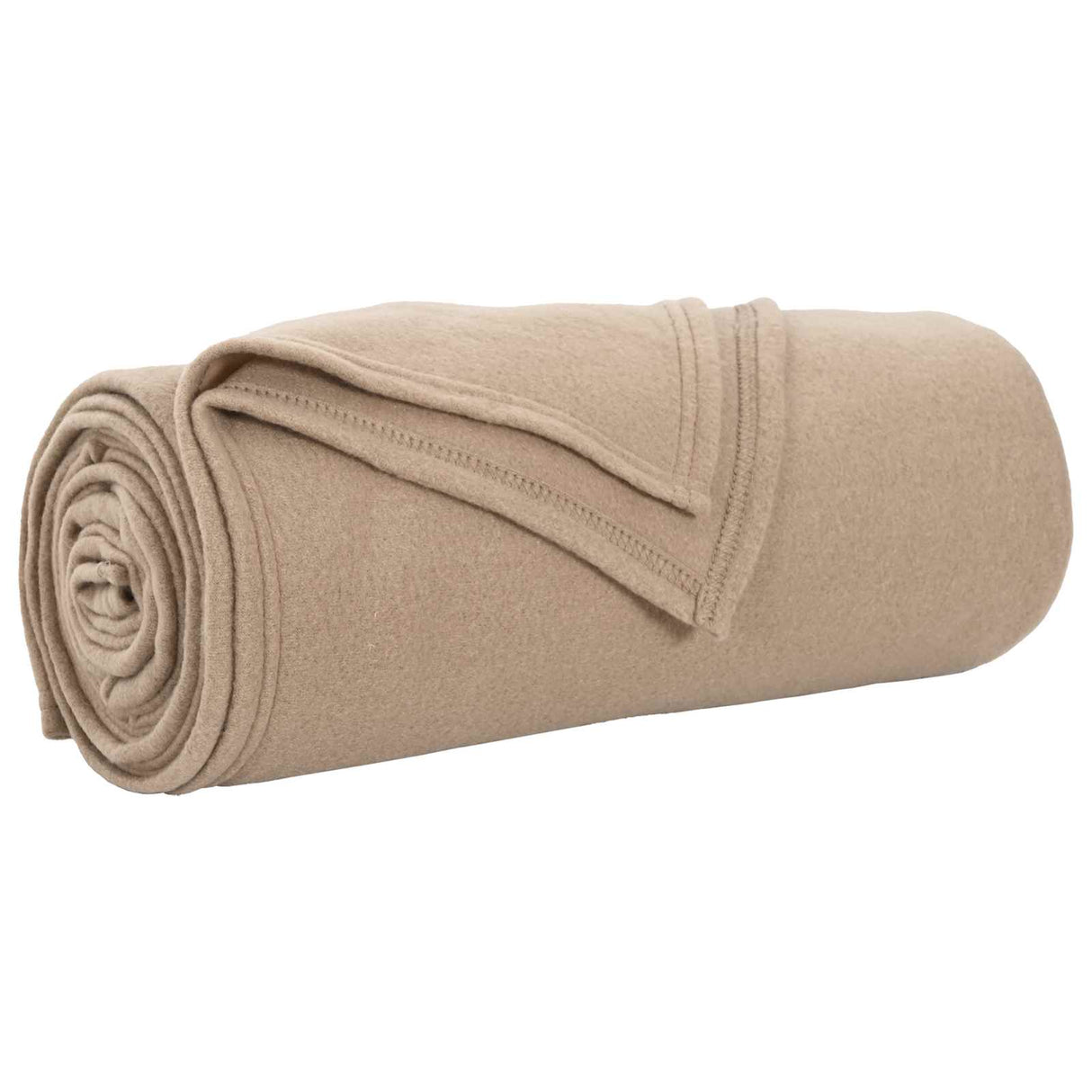 Vidaxl gooi deken kameel 240 x 220 cm fleece