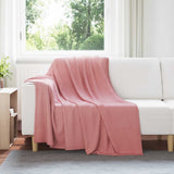 Vidaxl gooi deken roze 200 x 150 cm fleece