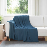 Vidaxl kleden 6 pcs marineblauw 200 x 150 cm fleece