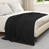 Vidaxl kleden 6 pcs zwart 200 x 150 cm fleece