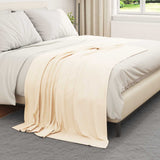 Vidaxl kleden 6 pcs crème 170 x 130 cm fleece