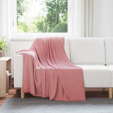 Vidaxl kleden 6 pcs roze 170 x 130 cm fleece