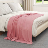 Vidaxl kleden 6 pcs roze 170 x 130 cm fleece