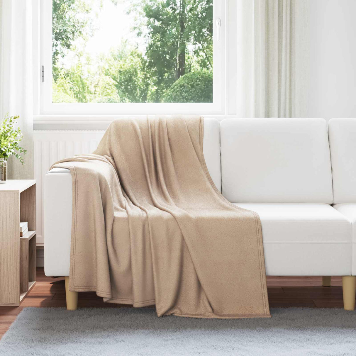 Vidaxl kleden 24 pcs kameel 170 x 130 cm fleece