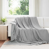 Vidaxl kleden 24 pcs grijs 270 x 240 cm fleece