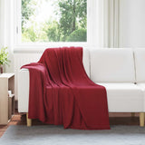 Vidaxl kleden 24 pcs bordeaux rood 170 x 130 cm fleece