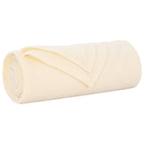 Vidaxl gooi deken crème 280 x 210 cm fleece