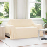 Vidaxl kleden 6 pcs crème 280 x 210 cm fleece