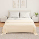 Vidaxl kleden 6 pcs crème 280 x 210 cm fleece
