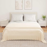 Vidaxl kleden 6 pcs crème 350 x 270 cm fleece