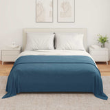 Vidaxl kleden 6 pcs marineblauw 280 x 210 cm fleece