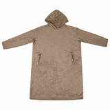 Vidaxl deken hoodie kameel s flanel