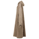 Vidaxl deken hoodie kameel s flanel