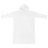Vidaxl deken hoodie wit m flanel