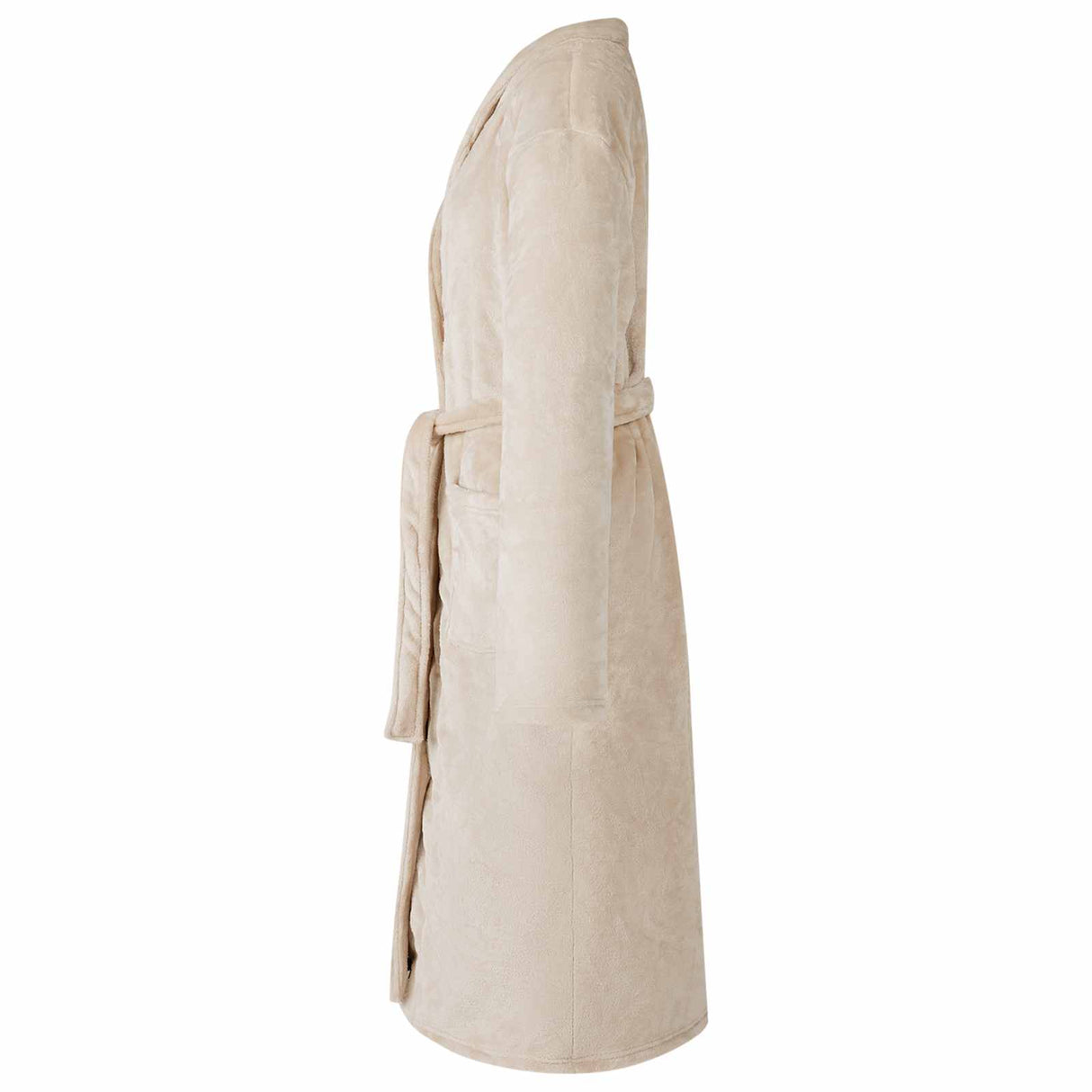 Vidaxl badjas zonder kap beige m flanel